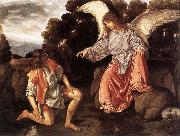 SAVOLDO, Giovanni Girolamo Tobias and the Angel sf china oil painting reproduction